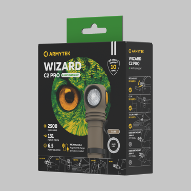 Мултиункционален челник-фенер Armytek Wizard C2 Pro студен жълт ARMYTEK - изглед 5