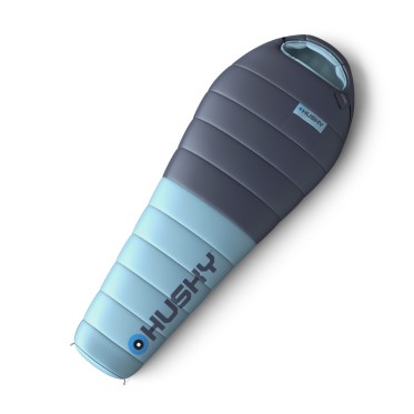 Зимен пухен спален чувал Drape blue -20 HUSKY - изглед 2