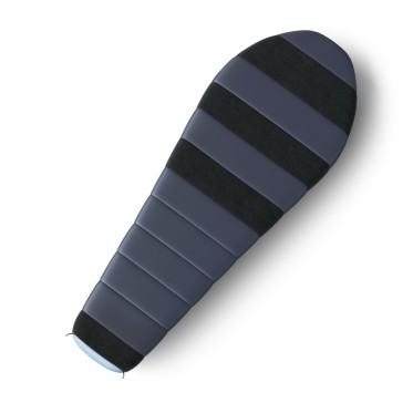 Зимен пухен спален чувал Drape blue -20 HUSKY - изглед 3