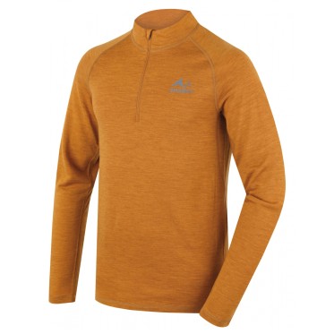 Man`s Merino thermal underwear Merow Zip M mustard HUSKY - view 2