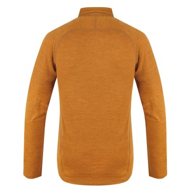 Man`s Merino thermal underwear Merow Zip M mustard HUSKY - view 3