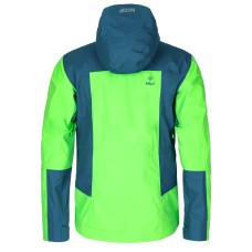 Men 3 layers hard-shell jacket Hastar green KILPI - view 3