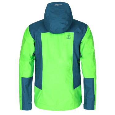 Men 3 layers hard-shell jacket Hastar green KILPI - view 3