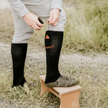 Чорапи с отопление FIRE-SOCKS WOOL APP ALPENHEAT - изглед 10