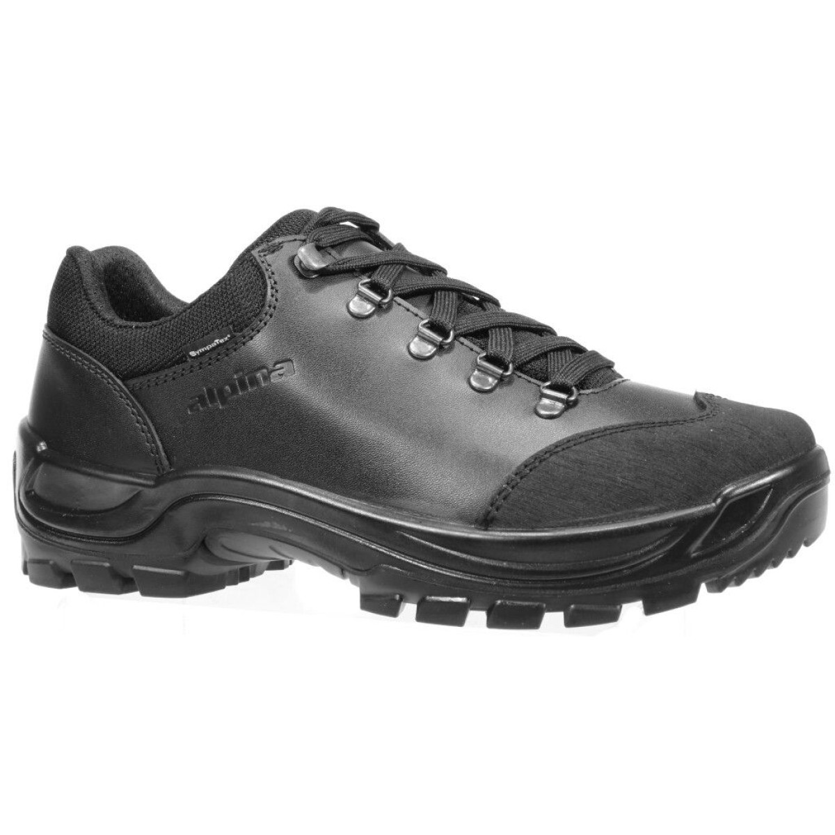 Dovre low black hiking shoes ALPINA - view 1