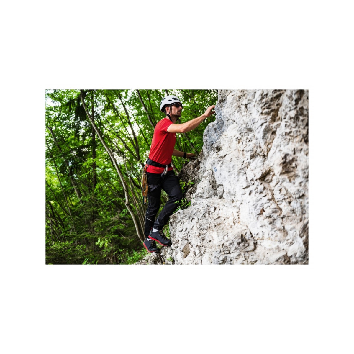 Мъжки обувки за виа ферата Alpina Joy Low 2.0 Black – Кожа Perwanger® и Vibram® Megagrip ALPINA - изглед 7