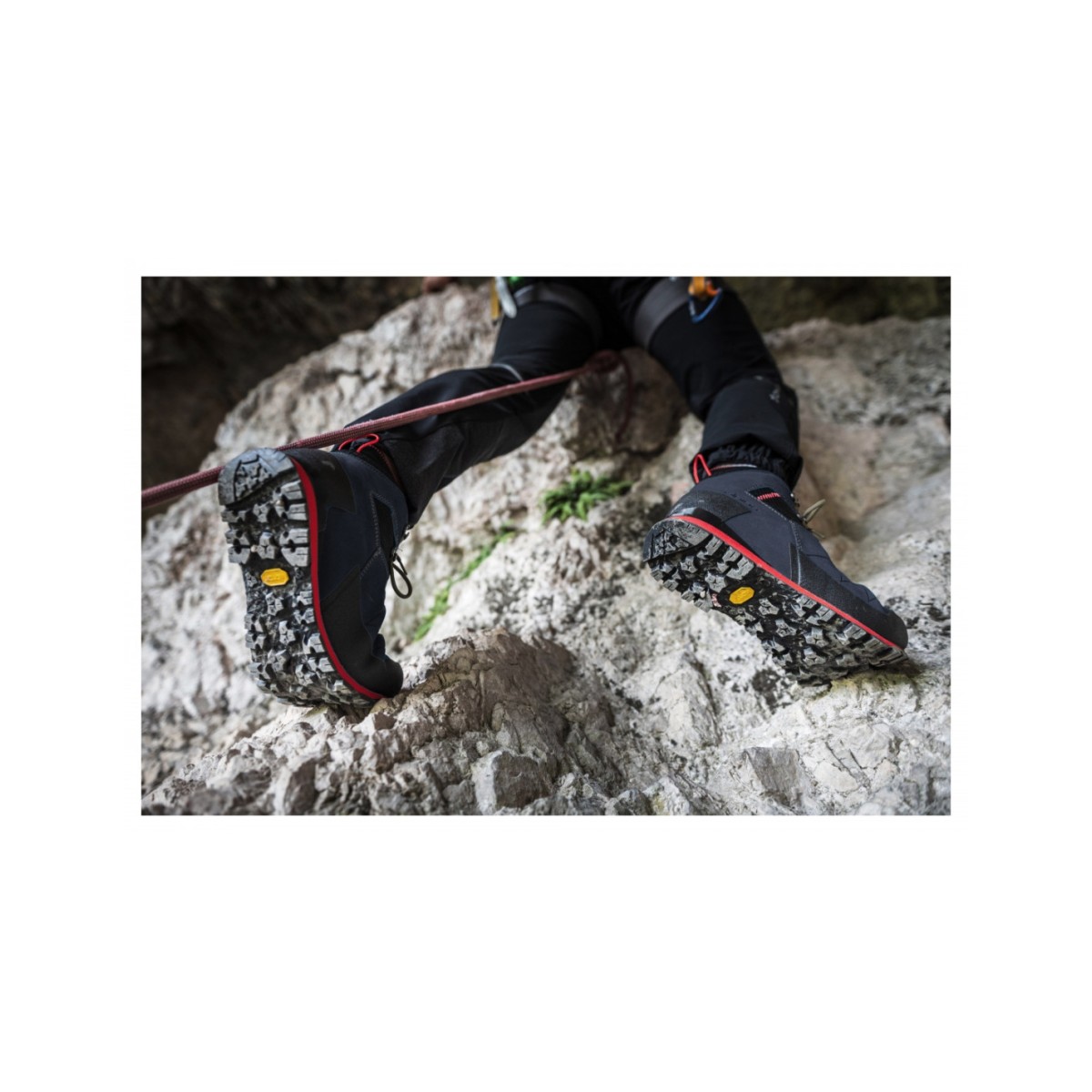 Мъжки обувки за виа ферата Alpina Joy Low 2.0 Black – Кожа Perwanger® и Vibram® Megagrip ALPINA - изглед 8