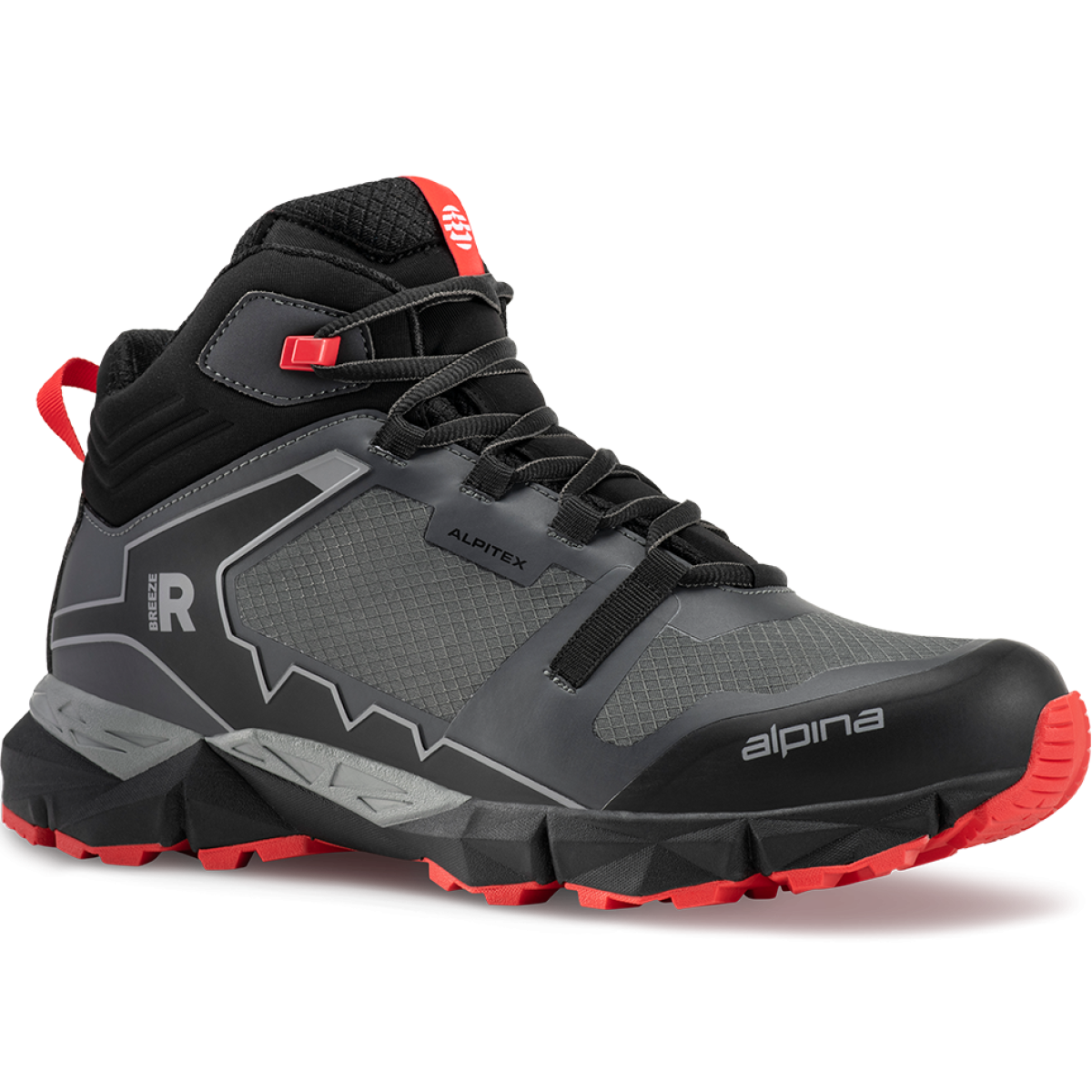 Breeze Mid GRF Lightweight hiking shoes ALPINA - view 1