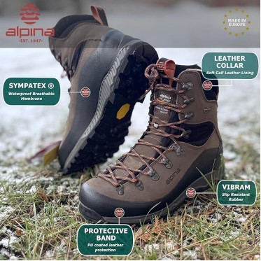 Nuptse зимни туристически обувки ALPINA - изглед 4