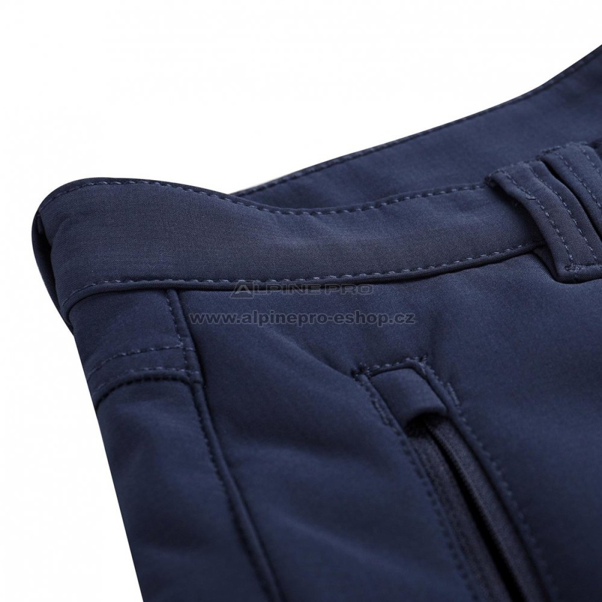 Мъжки зимен софтшел панталон Carb 3 INS indigo ALPINE PRO - изглед 3