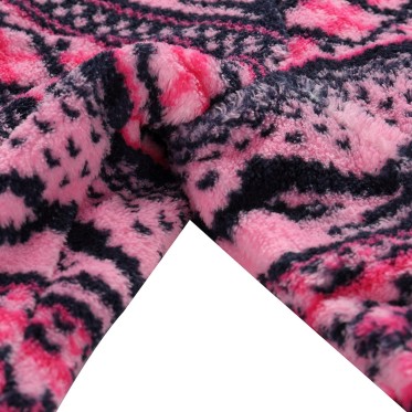 Дамски полар Elkie 5 pink glo ALPINE PRO - изглед 4