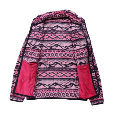 Дамски полар Elkie 5 pink glo ALPINE PRO - изглед 8