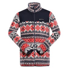 Fleece men ELK7 red/black ALPINE PRO - view 2