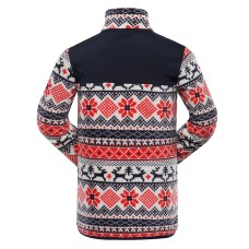 Fleece men ELK7 red/black ALPINE PRO - view 7