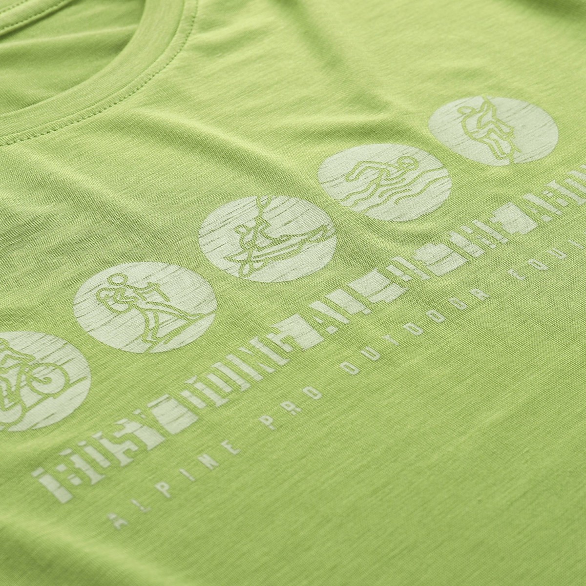 Дамска функционална тениска Alpine Pro LYORA с антибактериална защита – Свежест и стил при всяко движение ALPINE PRO - изглед 6