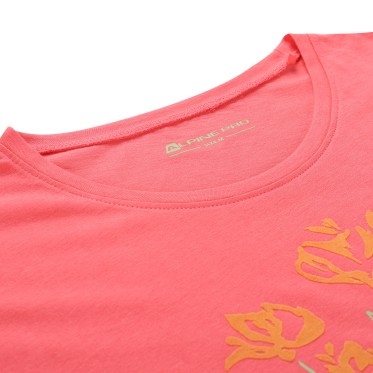 Women's T-shirt OMBA PNK ALPINE PRO - view 4