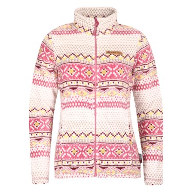 Полар дамски Elama WHT/PNK ALPINE PRO - изглед 2