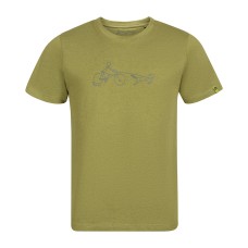 Men T-shirt Green Oasis