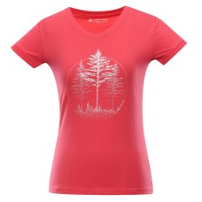 Women's T-shirt NATURA RED ALPINE PRO - view 2