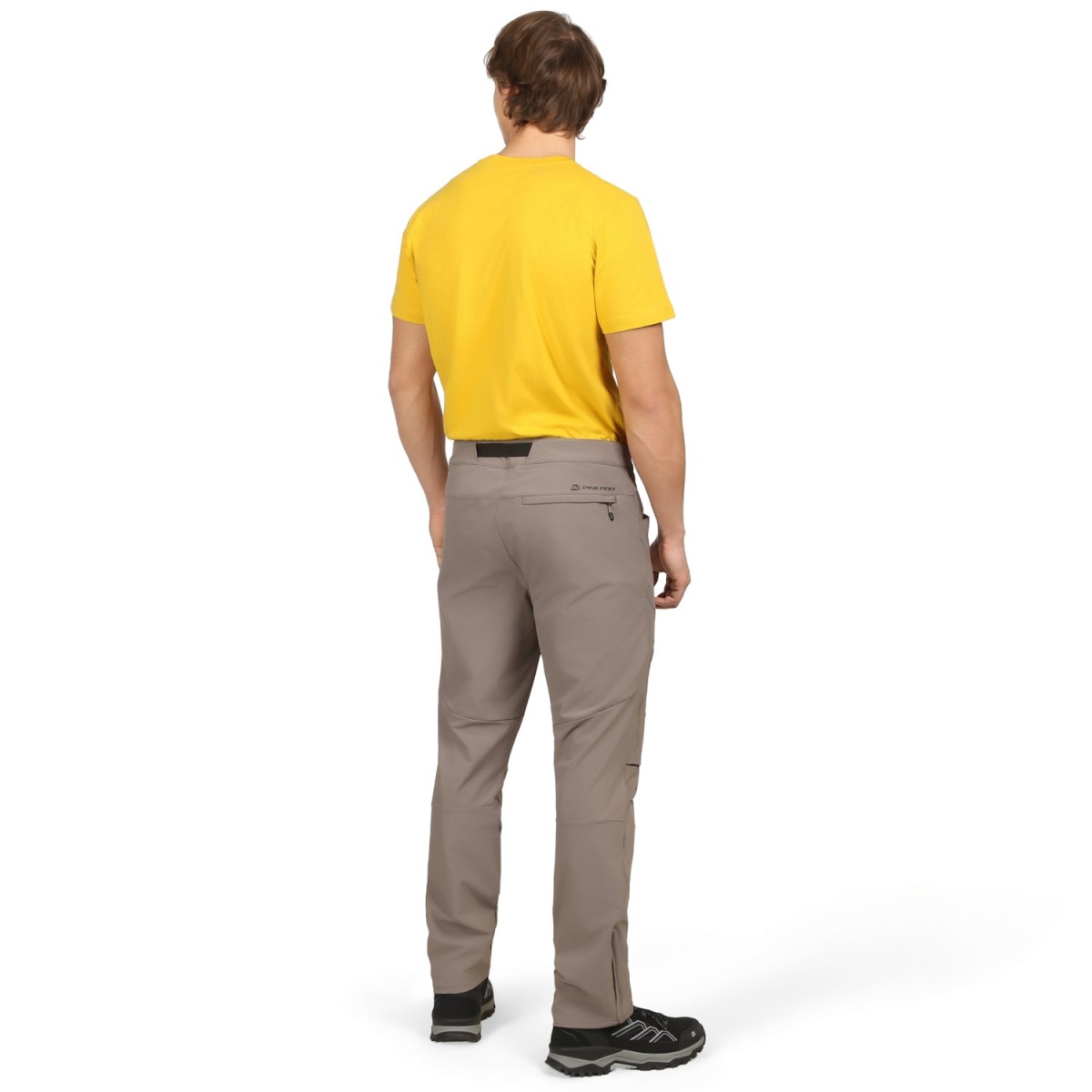 Мъжка тениска Alpine Pro TERMES 3 от органичен памук – Природосъобразен комфорт и класически стил ALPINE PRO - изглед 8