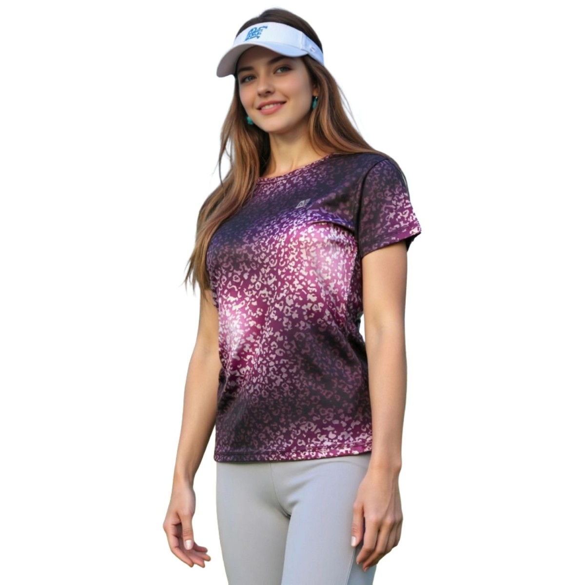 Дамска функционална тениска Alpine Pro QUATRA с Cool-Dry технология – Максимално охлаждане и комфорт ALPINE PRO - изглед 4