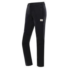 Women`s winter softshell trousers Shinara-W BLK ALPINE PRO - view 2