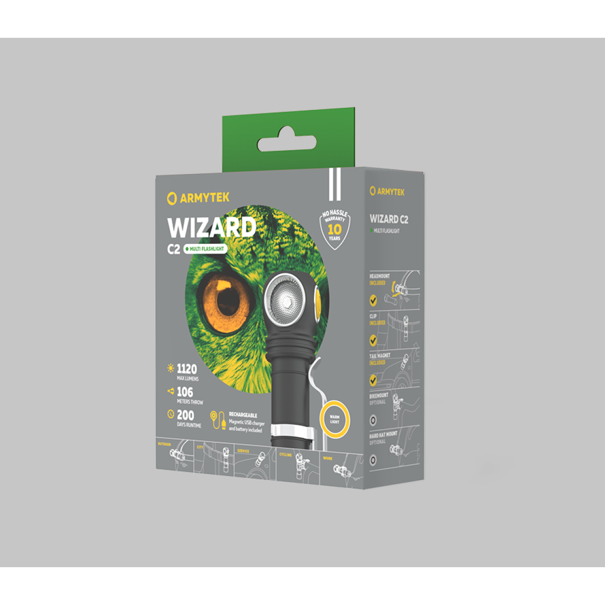 Armytek Wizard C2 Magnet USB Warm ARMYTEK - view 7