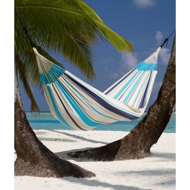 Single classic hammock Caribena aqua blue  LA SIESTA - view 3