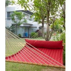 Double hammock with spreader bar and padded lying Alabama Red Pepper LA SIESTA - view 9