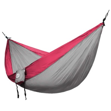 Хамак туристически двоен Sloth сив BEOUTDOOR - изглед 2