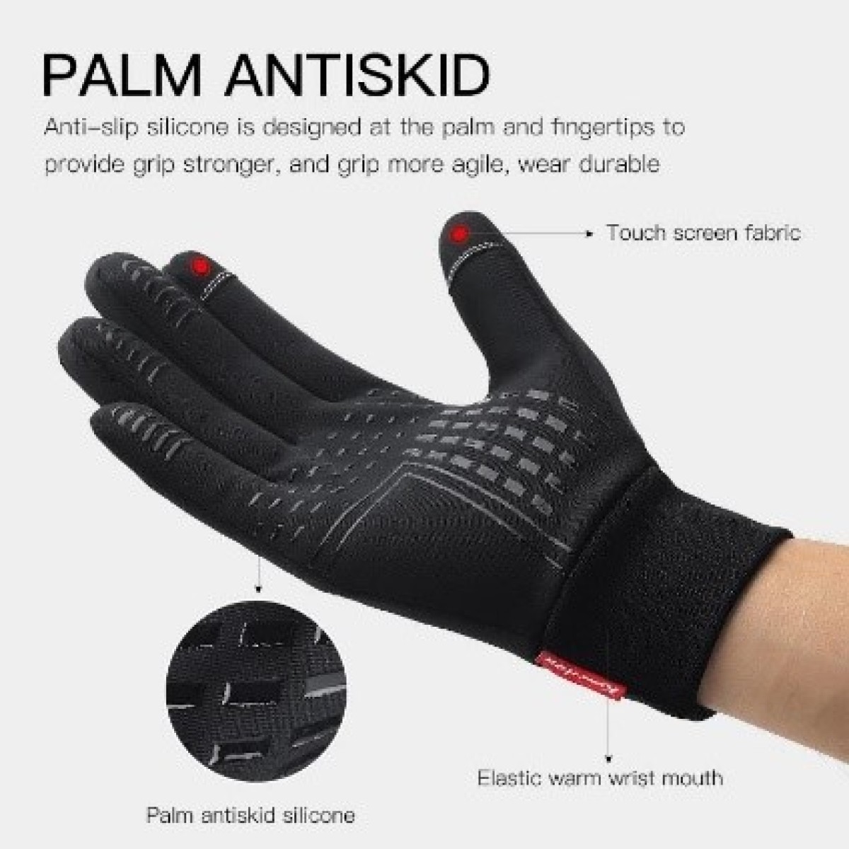 Softshell touchscreen antislip gloves CAMPO CAMPO - view 2