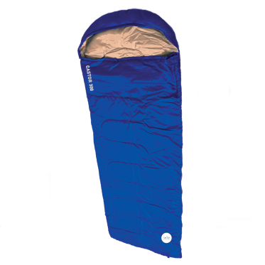 Sqaure sleeping bag with a hood Castor 300 Blue -10 CAMPO - view 2