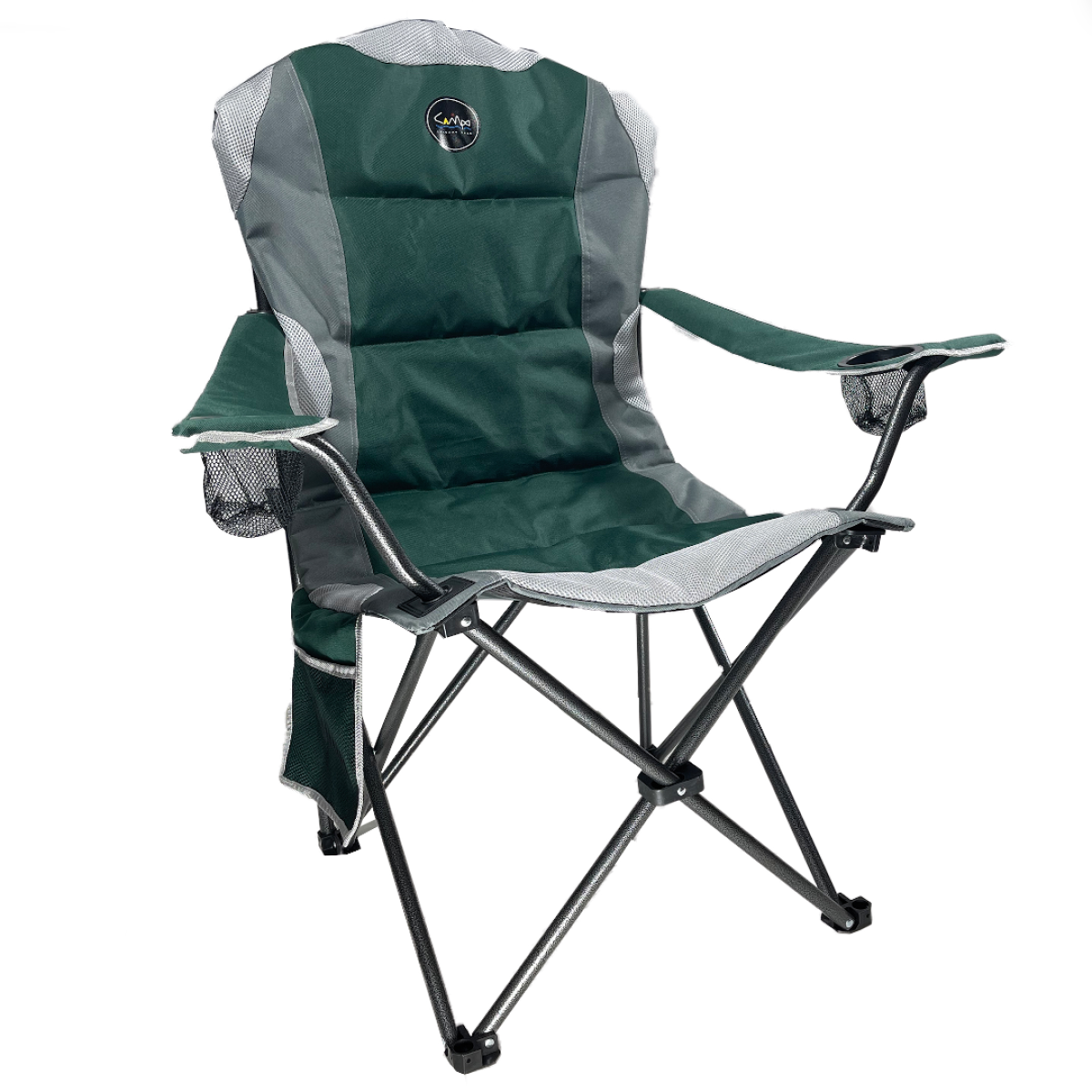 Сгъваем стол за къмпинг Rest Deluxe GRN CAMPO - изглед 1