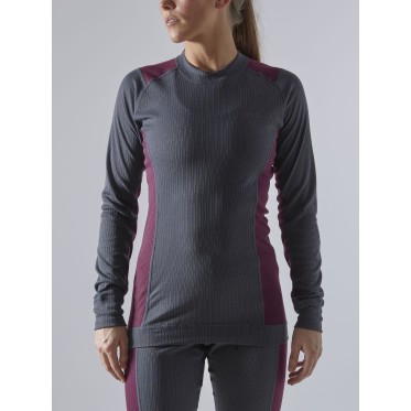 Термобельо дамско комплект Core Dry Baselayer set W asphalt/peak CRAFT - изглед 3