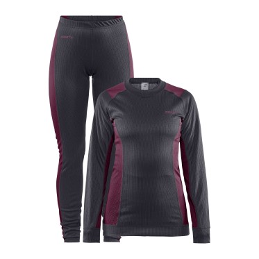 Термобельо дамско комплект Core Dry Baselayer set W asphalt/peak CRAFT - изглед 2