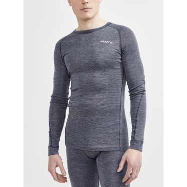 Термобельо мъжко комплект Core Wool Merino set М blaze/melange CRAFT - изглед 5