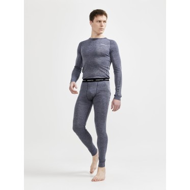Термобельо мъжко комплект Core Wool Merino set М blaze/melange CRAFT - изглед 6
