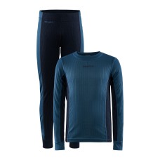 Юношеско термобельо комплект Core Dry baselayer set JR blue CRAFT - изглед 2