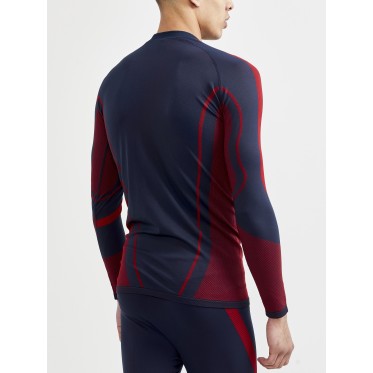 Термобельо мъжко комплект Core Dry Fuseknit set M Blaze-Lychee CRAFT - изглед 4