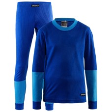 Kids thermal underwear active multi 2 pack blue CRAFT - view 2