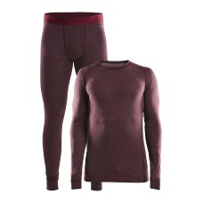 Men thermal underwear Merino Wool 180 g Rhubarb-Melange CRAFT - view 2