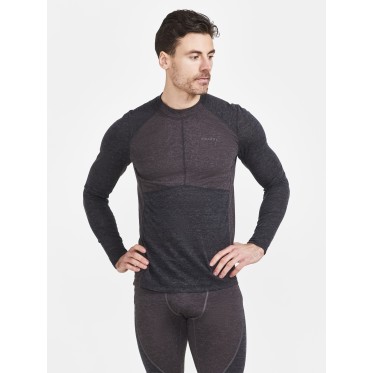 Комплект мъжко термобельо мерино Core Wool Mix Set M BLK CRAFT - изглед 6