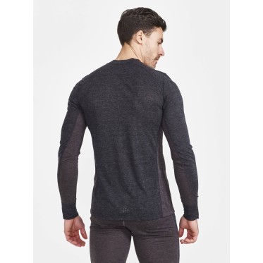 Комплект мъжко термобельо мерино Core Wool Mix Set M BLK CRAFT - изглед 5