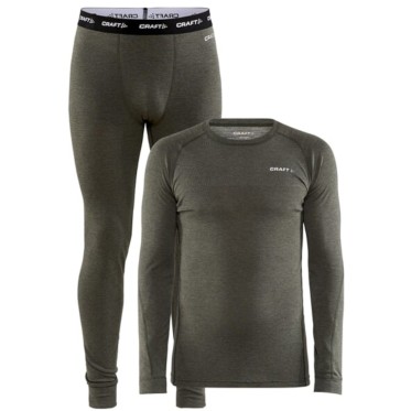 Men thermal underwear Core Wool Merino set М DK Olive CRAFT - view 2
