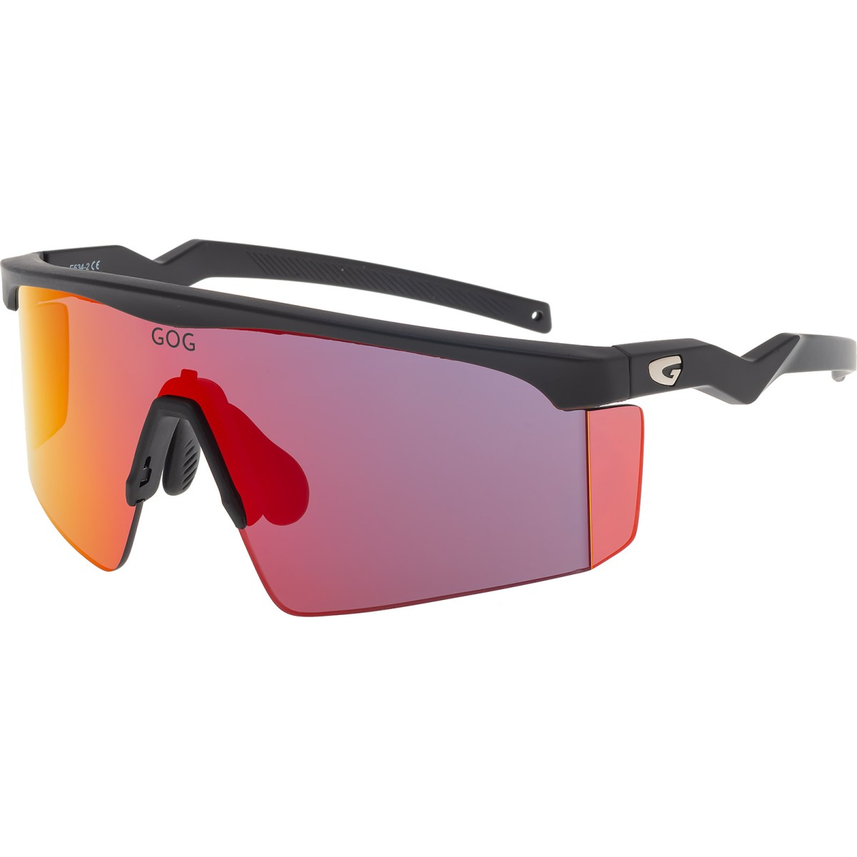 GOG SIGURD E534-2 – Спортни Bike & Run / Специфични за Колоездене и Бягане Очила | Reflex black-red GOG - изглед 2
