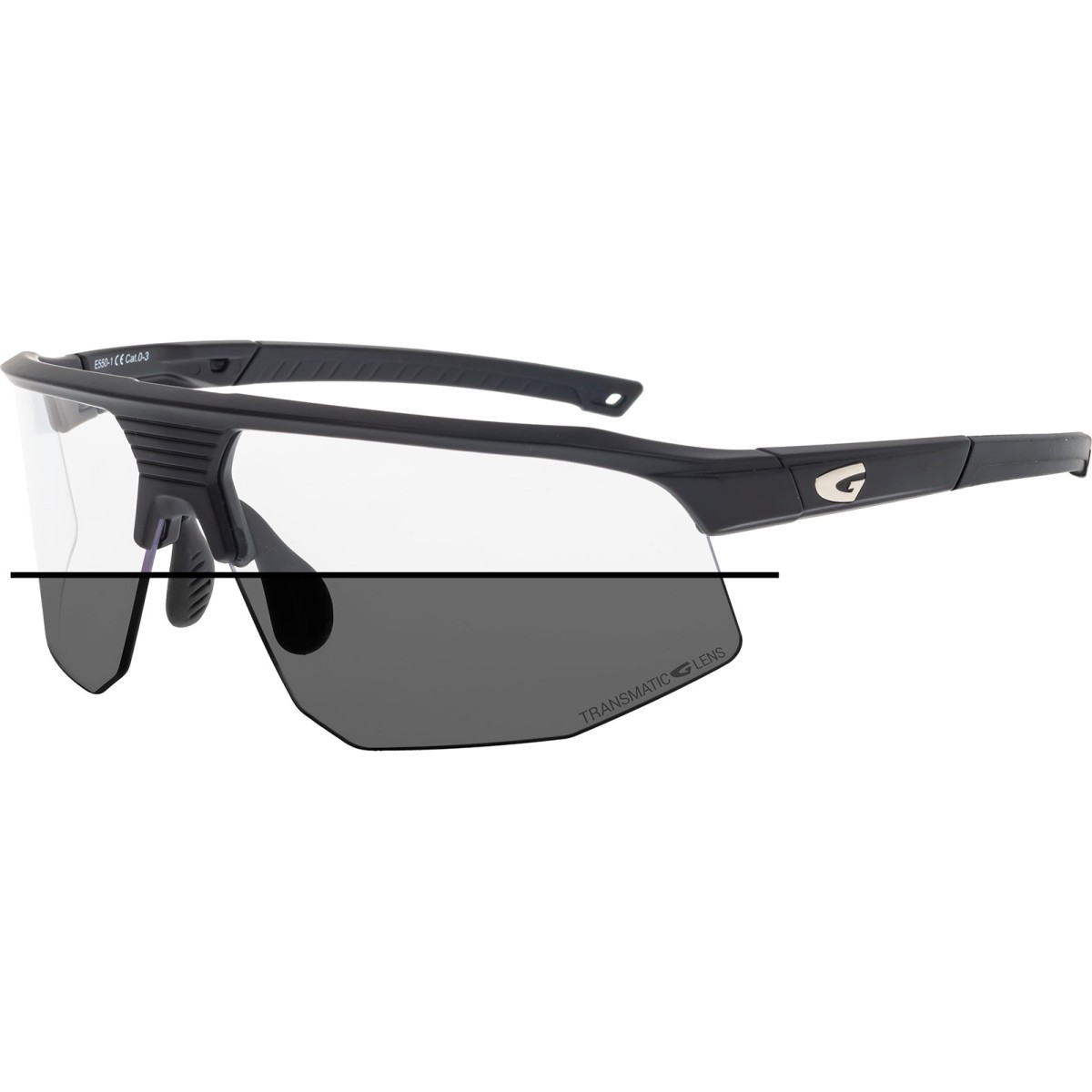 GOG KILO E550-1T – Фотохромни Bike & Run / Специфични за Колоездене и Бягане Очила | Clear-smoke GOG - изглед 2