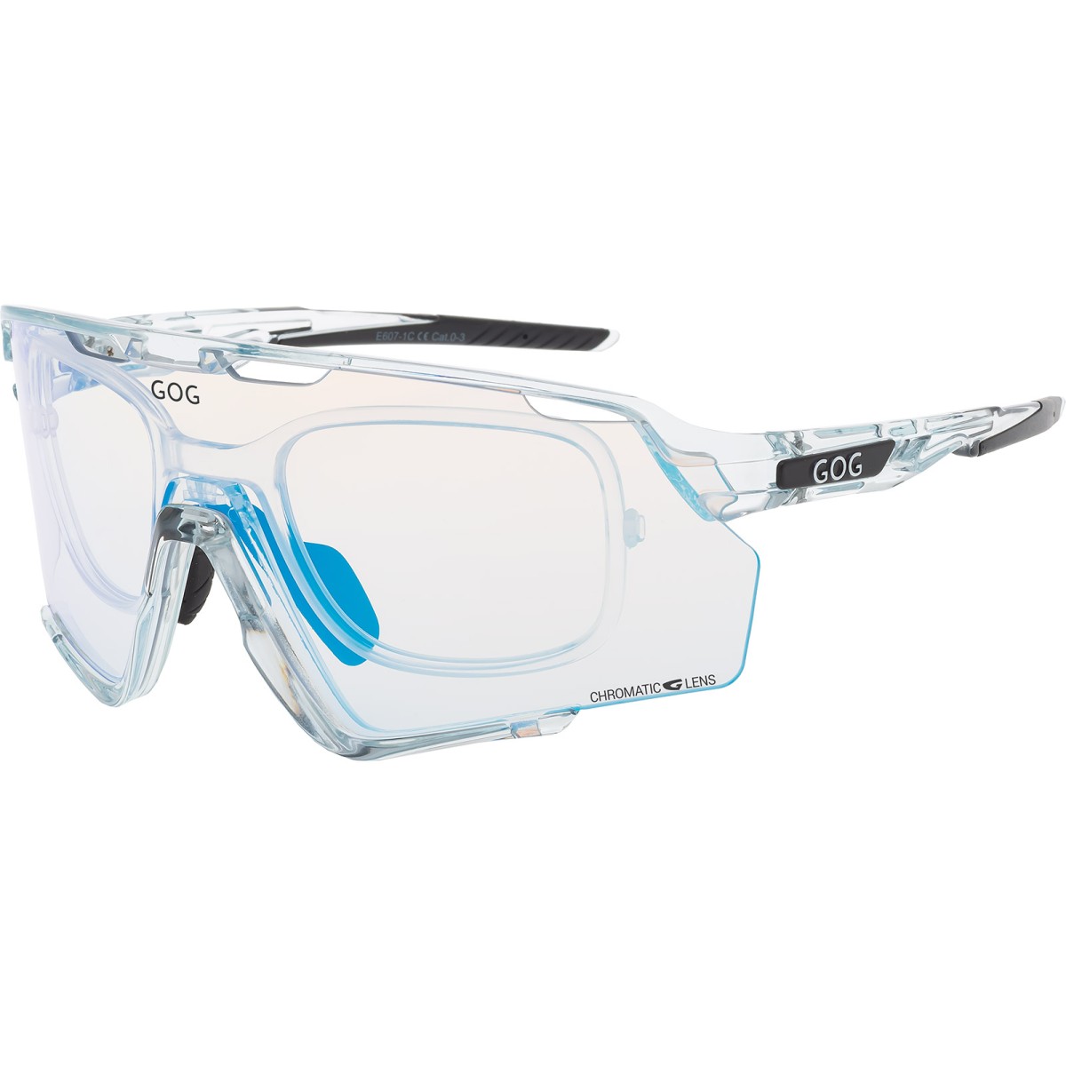 GOG PROMETHEUS E607-1C – Фотохромни Bike & Run / Специфични за Колоездене и Бягане Очила | Reflex blue GOG - изглед 3