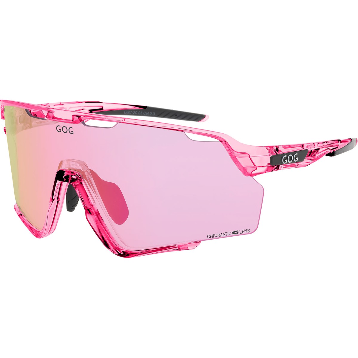 GOG PROMETHEUS E607-2C – Фотохромни Bike & Run / Специфични за Колоездене и Бягане Очила | Reflex pink GOG - изглед 4