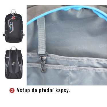 Раница Malin 25 blue HUSKY - изглед 6
