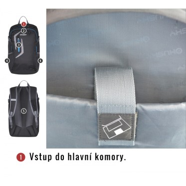 Раница Malin 25 blue HUSKY - изглед 7